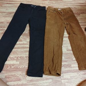Size 6 boys corduroy and skinny fit jeans